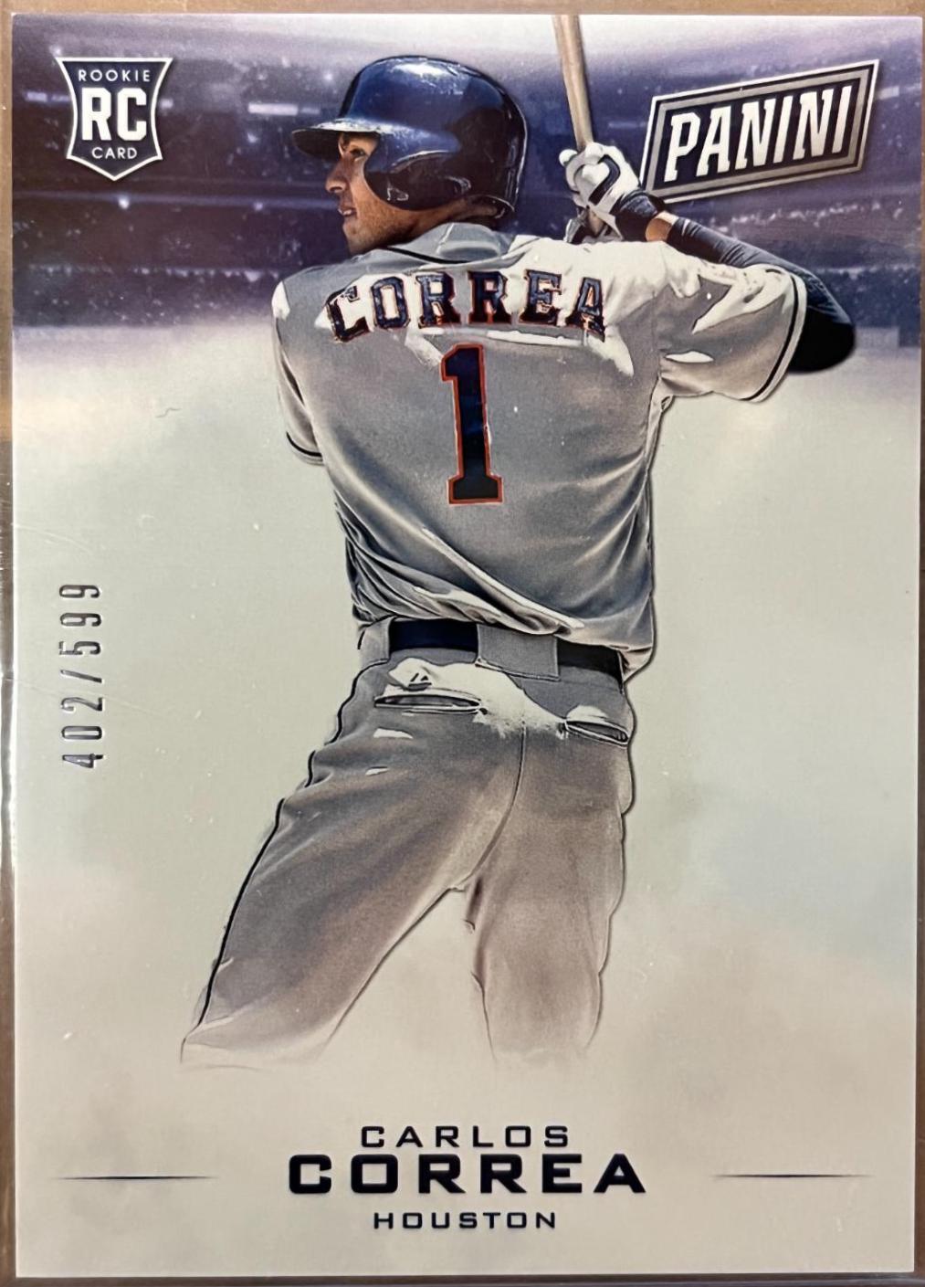 Carlos Correa #46 Baseball Cards 2015 Panini Black Friday