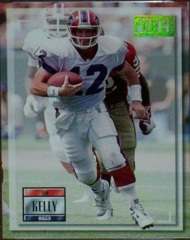 Jim Kelly #12 Football Cards 1993 Pro Set Power