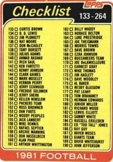 Checklist 133-264