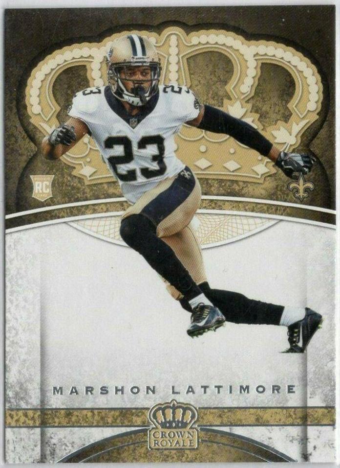 Marshon Lattimore #98 Football Cards 2017 Panini Crown Royale