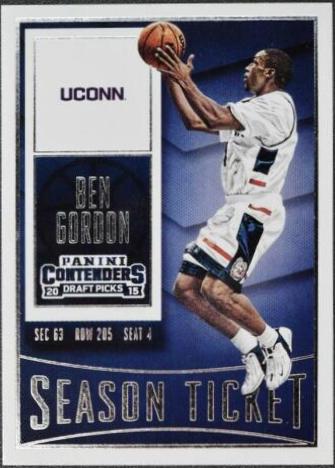 Ben Gordon #10 Basketball Cards 2015 Panini Contenders Draft Picks