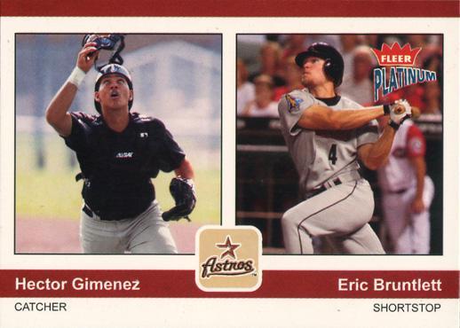 Hector Gimenez / Eric Bruntlett #194 Baseball Cards 2004 Fleer Platinum