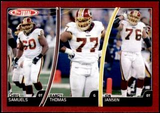 Chris Samuels, Jon Jansen, Randy Thomas