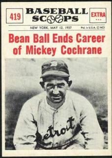 Bean Ball Ends: Career of Mickey Cochrane