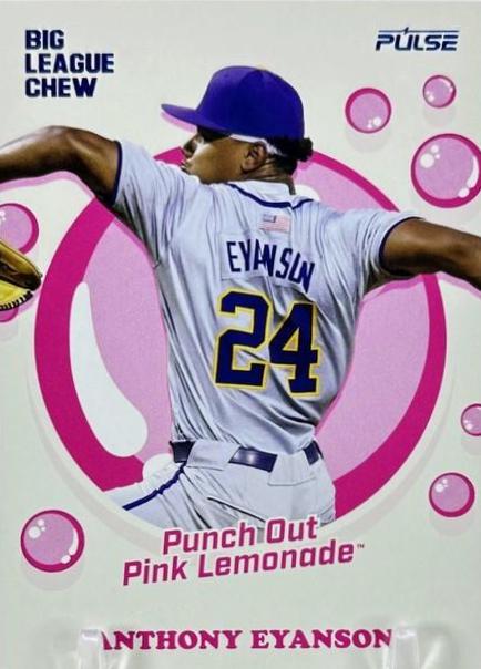 Anthony Eyanson #POP-4 2026 Pulse X Big League Chew Grand Slam Grape Baseball