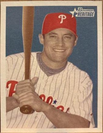 Pat Burrell #41 Baseball Cards 2006 Bowman Heritage