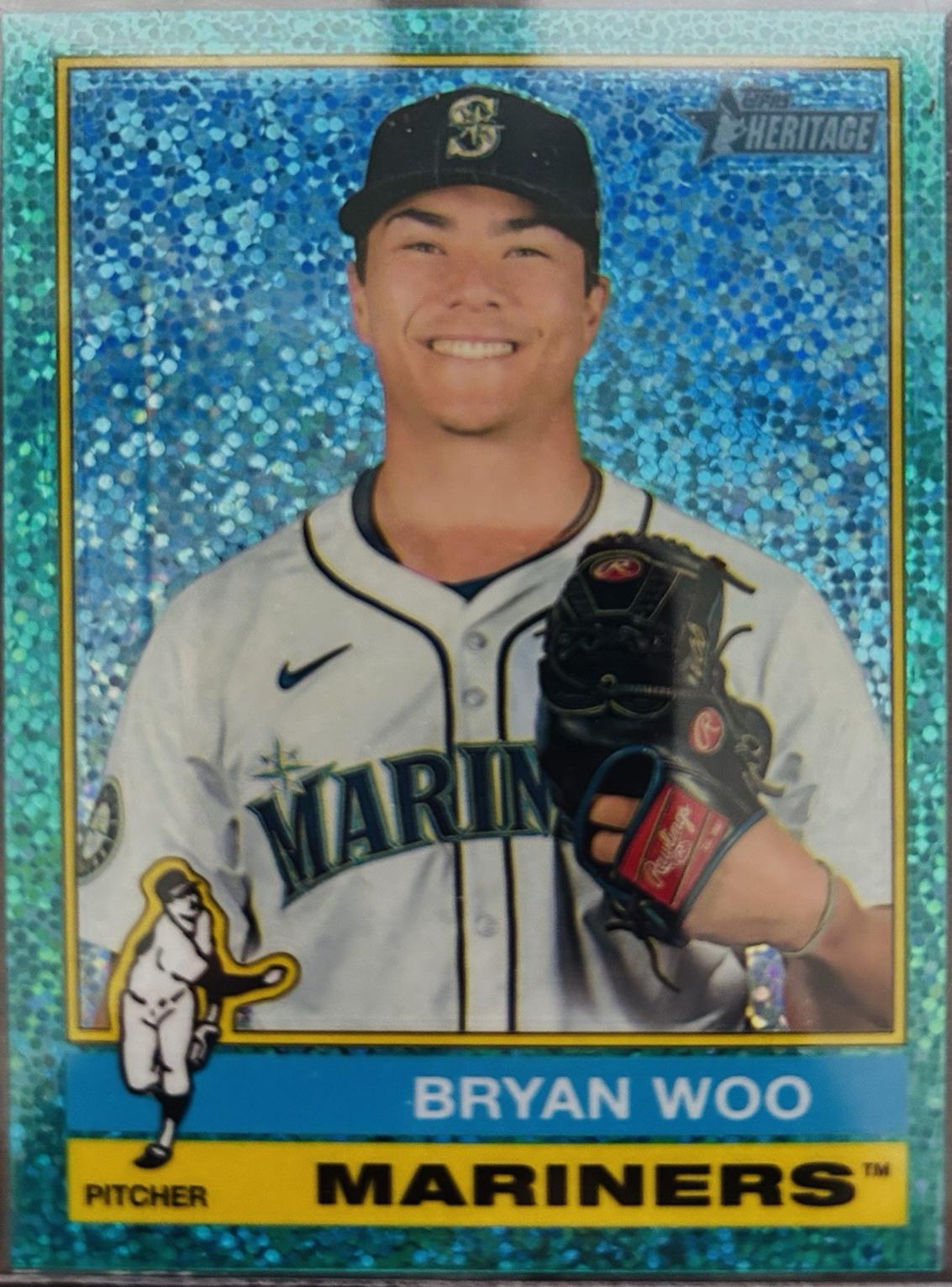 Bryan Woo #494 2025 Topps Heritage Baseball