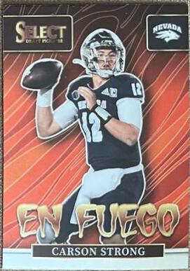 Carson Strong #EN-CS Football Cards 2022 Panini Select Draft Picks En Fuego