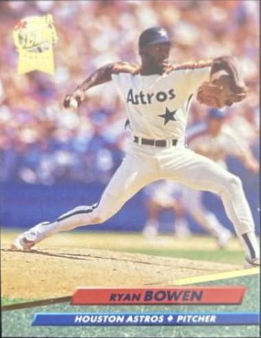 Ryan Bowen #488 Baseball Cards 1992 Ultra