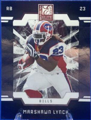Marshawn Lynch #11 Football Cards 2009 Panini Donruss Elite
