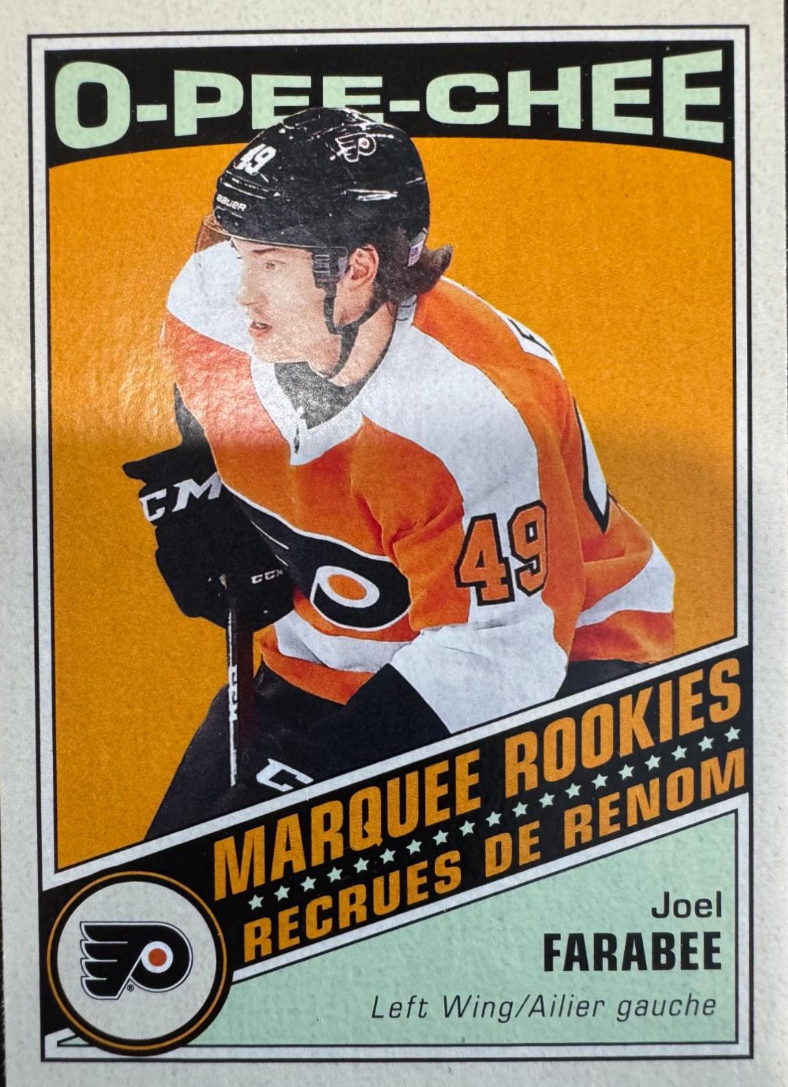 Joel Farabee #613 Hockey Cards 2019 O Pee Chee
