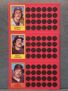 Robin Yount, Rick Cerone, Toby Harrah #10, 28, 46