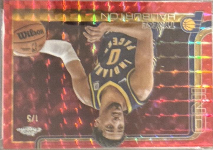 Tyrese Haliburton [Red Refractor] #3