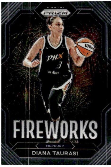 Diana Taurasi #8 Basketball Cards 2023 Panini Prizm WNBA Fireworks