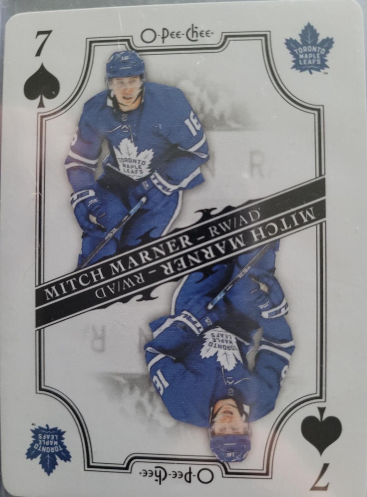 Mitch Marner #7 Hockey Cards 2019 O-Pee-Chee Playing Cards