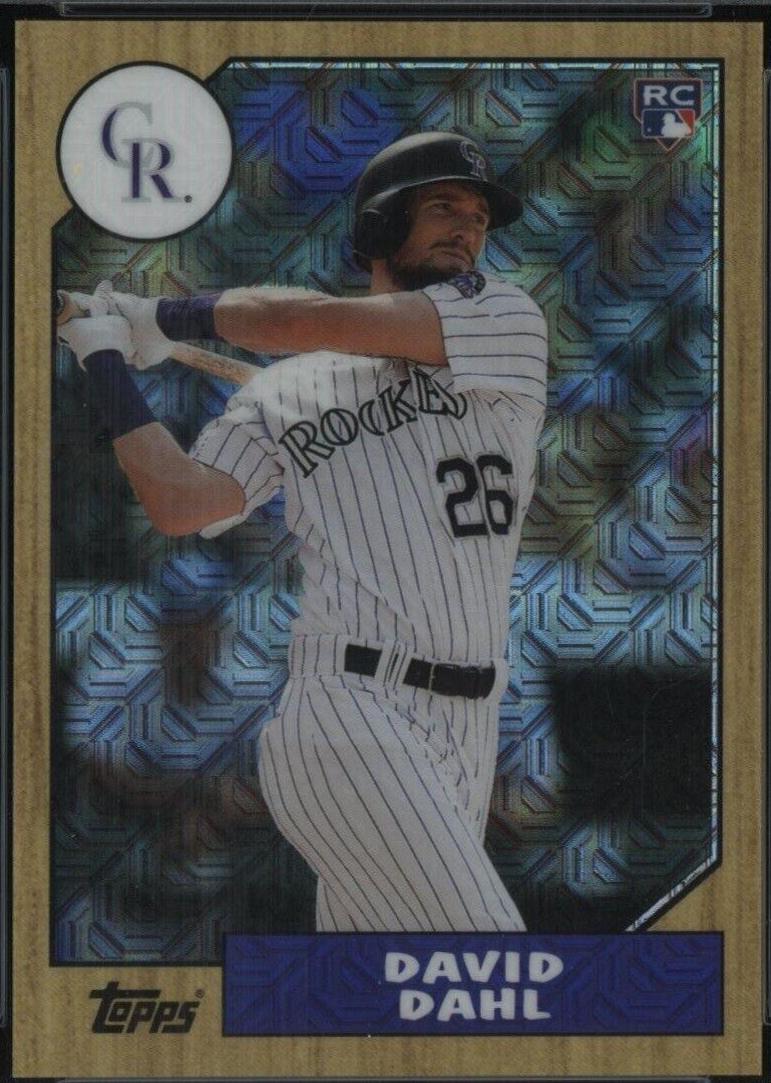 David Dahl #87-DD Baseball Cards 2017 Topps Silver Pack Promo