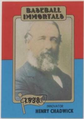 Henry Chadwick #16 Baseball Cards 1980 Baseball Immortals