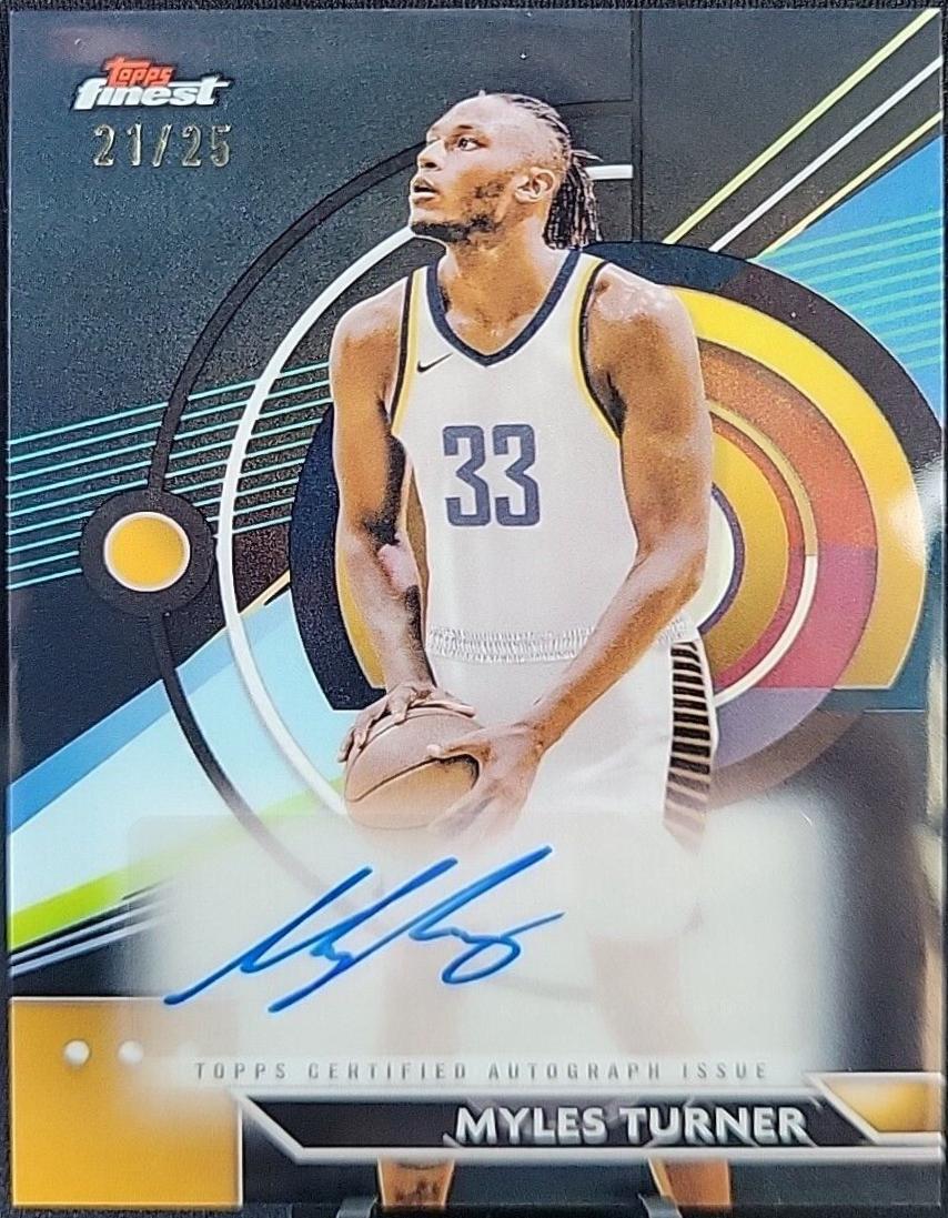 Myles Turner [Black Geometric Refractor] #FA-MT