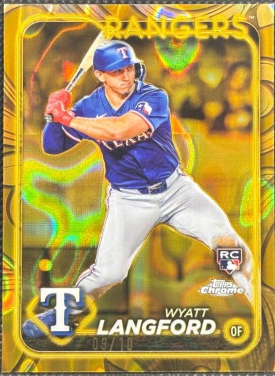 Wyatt Langford [Gold Lava Refractor] #97
