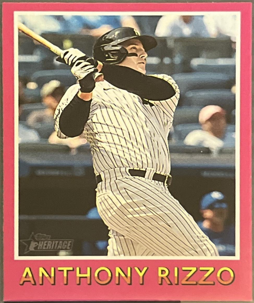 Anthony Rizzo #75BS-14 Baseball Cards 2024 Topps Heritage Mini Sensation