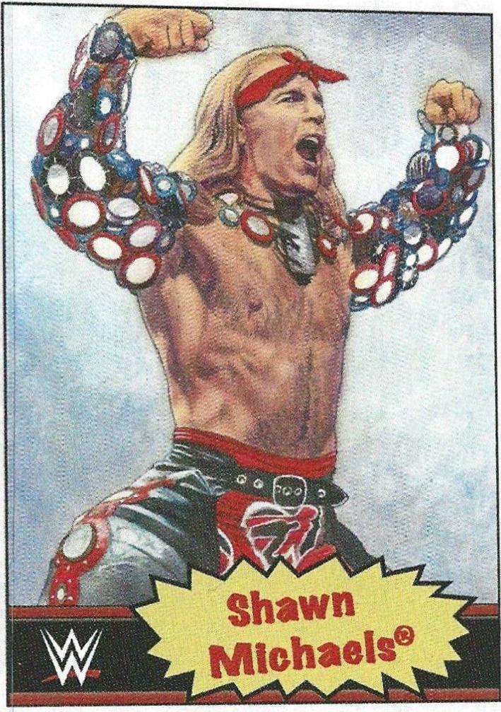 Shawn Michaels #95 Wrestling Cards 2021 Topps Living WWE