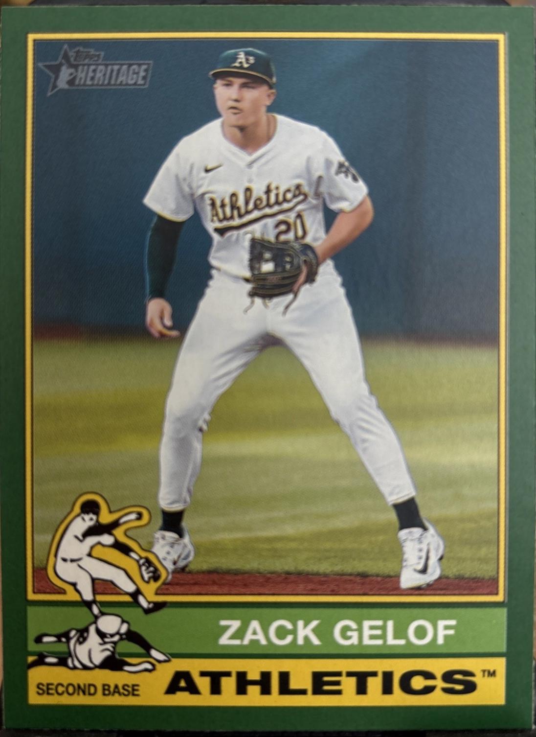 Zack Gelof [Green Chrome Variation] #170