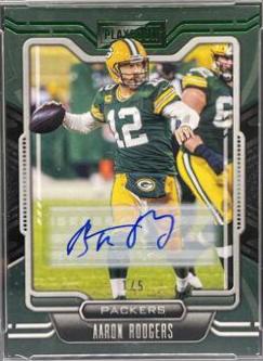 Aaron Rodgers [Green Signature] #35