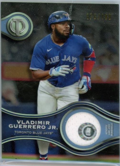 Vladimir Guerrero Jr. #SOA-VGJ Baseball Cards 2025 Topps Tribute Stamp of Approval