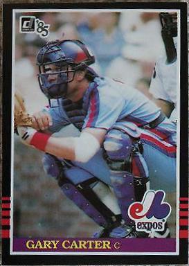 Gary Carter #55 Baseball Cards 1985 Donruss