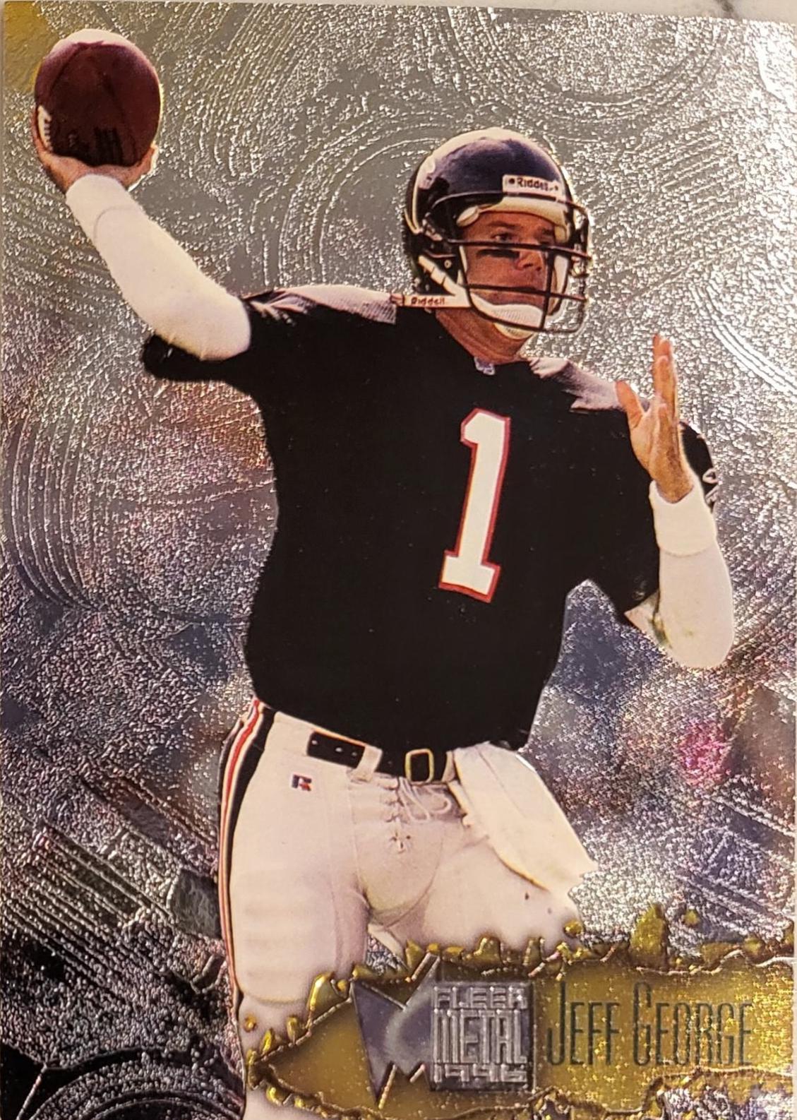 Jeff George #5 1996 Fleer Metal Football