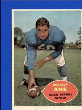 Charlie Ane #37 Football Cards 1960 Topps