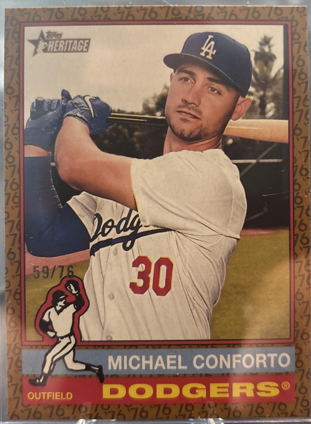 Michael Conforto #297 2025 Topps Heritage Baseball