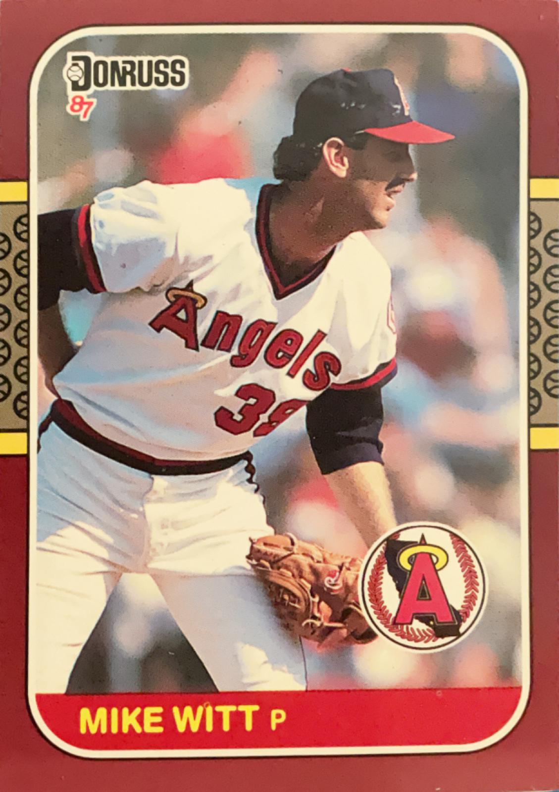 Mike Witt #2 Baseball Cards 1987 Donruss Opening Day