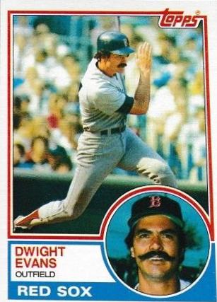 Dwight Evans #135 Baseball Cards 1983 Topps