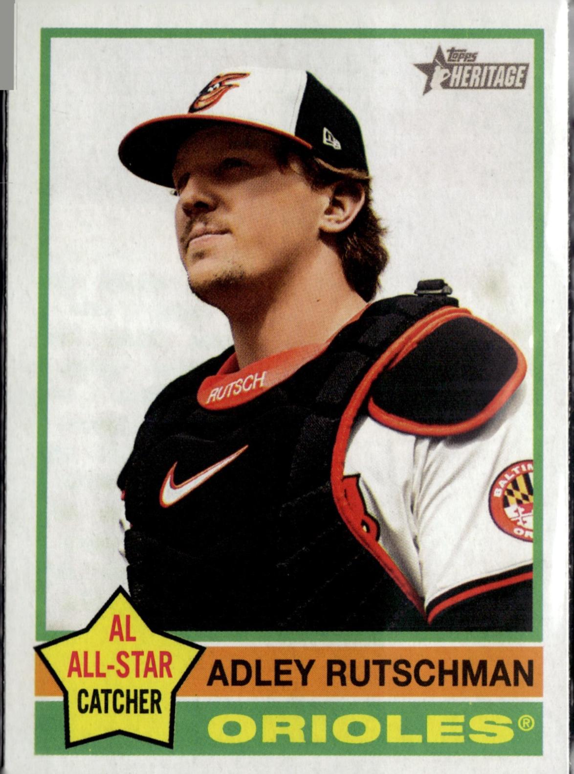 Adley Rutschman #294 Baseball Cards 2025 Topps Heritage