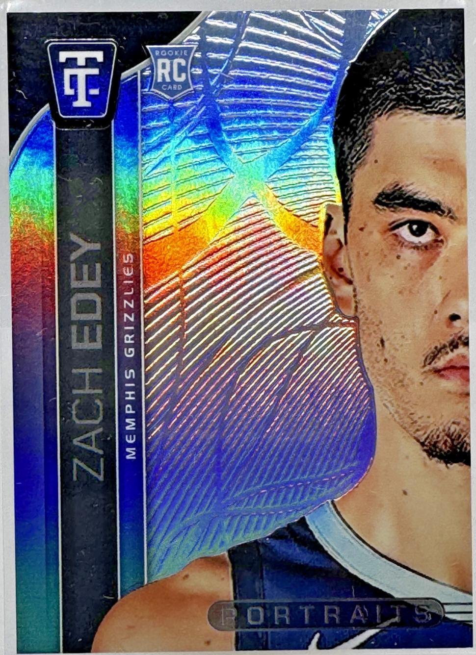 Zach Edey #22 Basketball Cards 2024 Panini Totally Certified Portrait