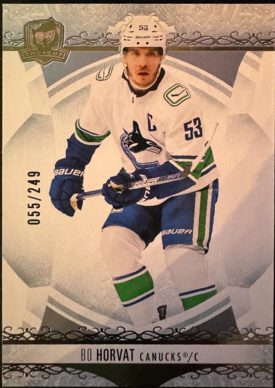 Bo Horvat #10 Hockey Cards 2022 Upper Deck The Cup