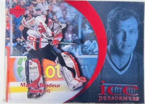 Martin Brodeur #7 Hockey Cards 1997 Upper Deck Ice