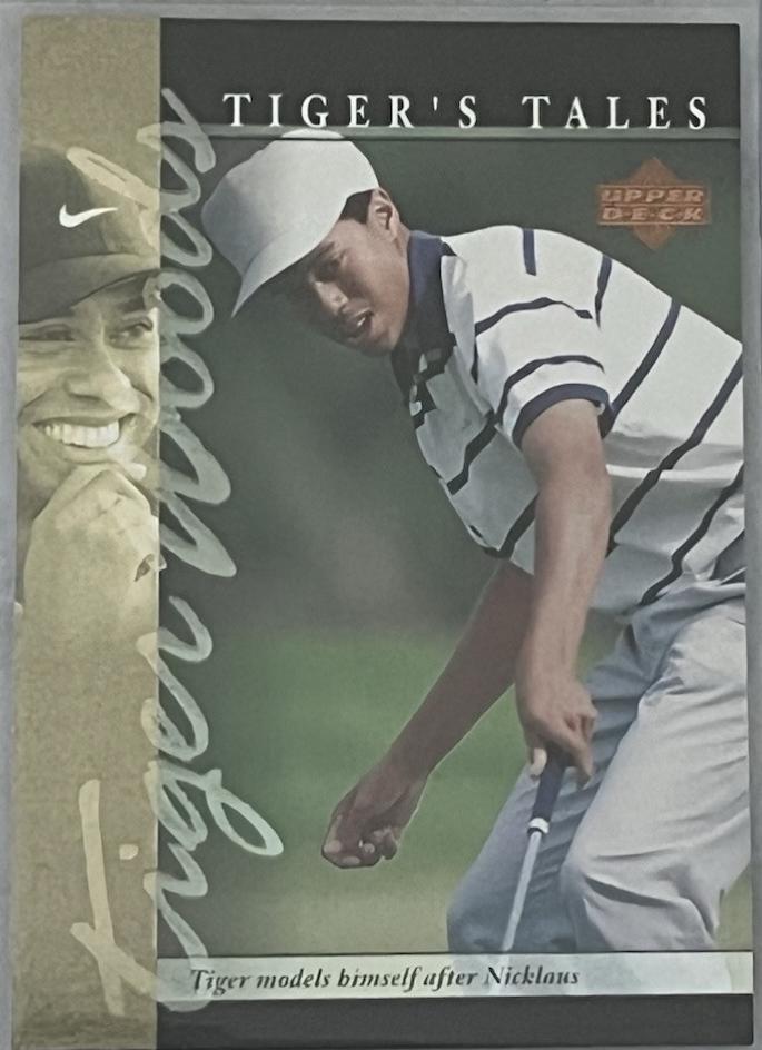 Tiger Woods #TT2 Golf Cards 2001 Upper Deck Tiger's Tales