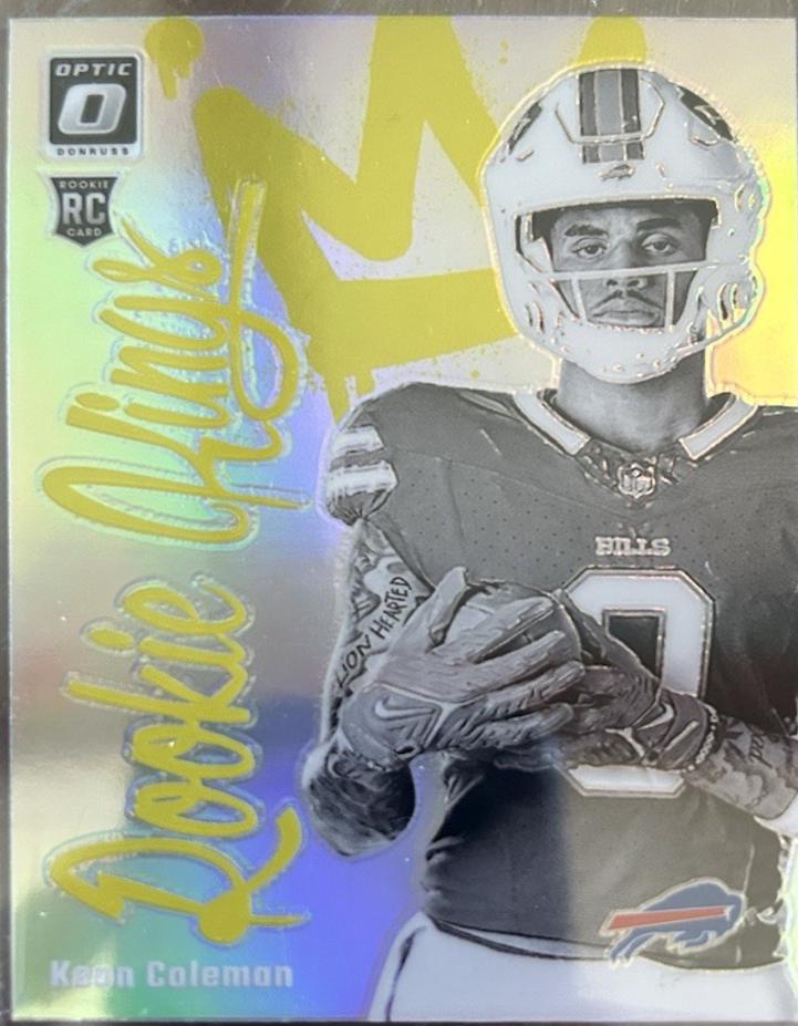 Keon Coleman #13 Football Cards 2024 Panini Donruss Optic Rookie Kings