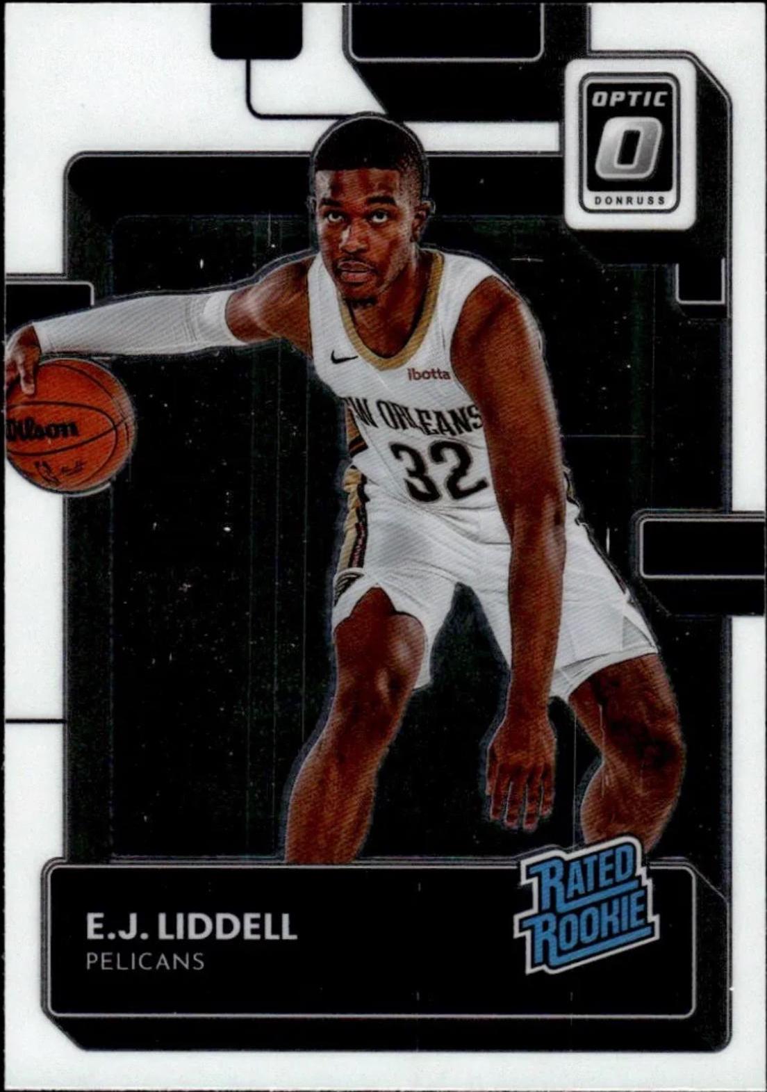 E. J. Liddell #207 Basketball Cards 2022 Panini Donruss Optic
