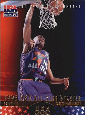 Grant Hill #5 Basketball Cards 1996 Upper Deck USA
