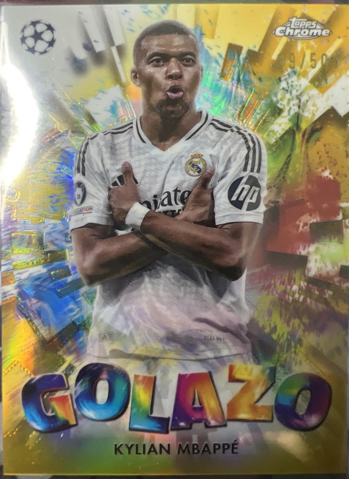 Kylian Mbappe [Gold Refractor] #GZ-21 Prices | 2024 Topps Chrome