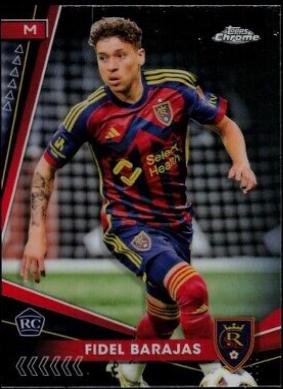 Fidel Barajas #69 Soccer Cards 2024 Topps Chrome MLS