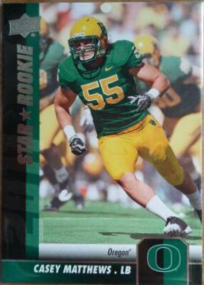 Casey Matthews #182 2011 Upper Deck Football