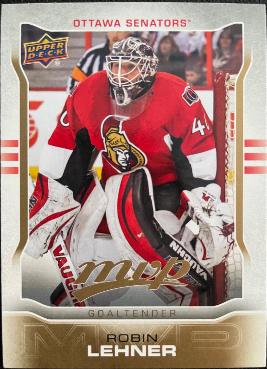 Robin Lehner #68 Hockey Cards 2014 Upper Deck MVP