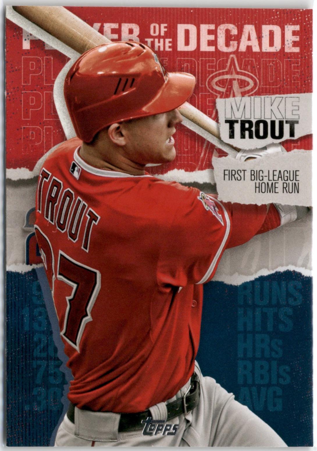 Mike Trout #MT-1 2020 Topps Baseball Player of the Decade