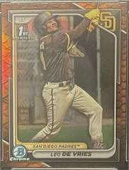 Leo De Vries [Reptilian Orange Refractor] #BCP-179 Prices | 2024