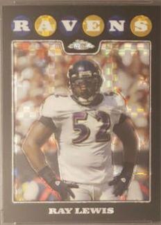 Ray Lewis #TC116 Football Cards 2008 Topps Chrome