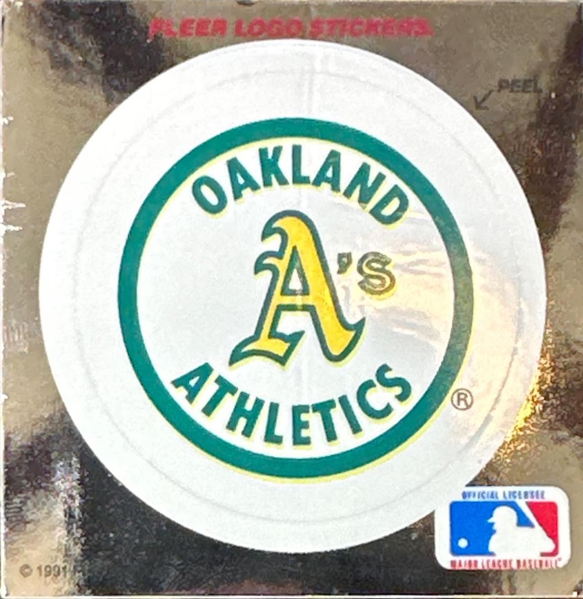 Oakland Athletics Baseball Cards 1991 Ultra Team Stickers